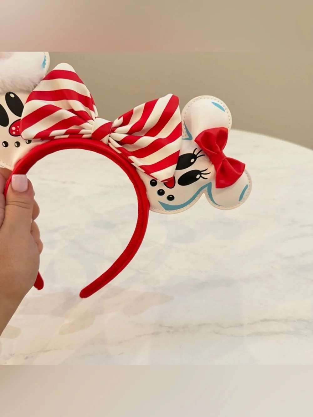 NEW Disney Loungefly Minnie & Mickey Snowman Ears